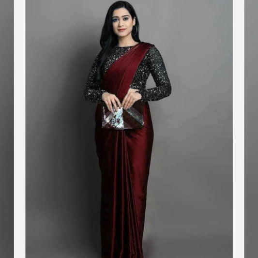 Sequence Stitched Saree