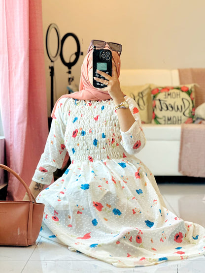 Luna Printed Chiffon Maxi