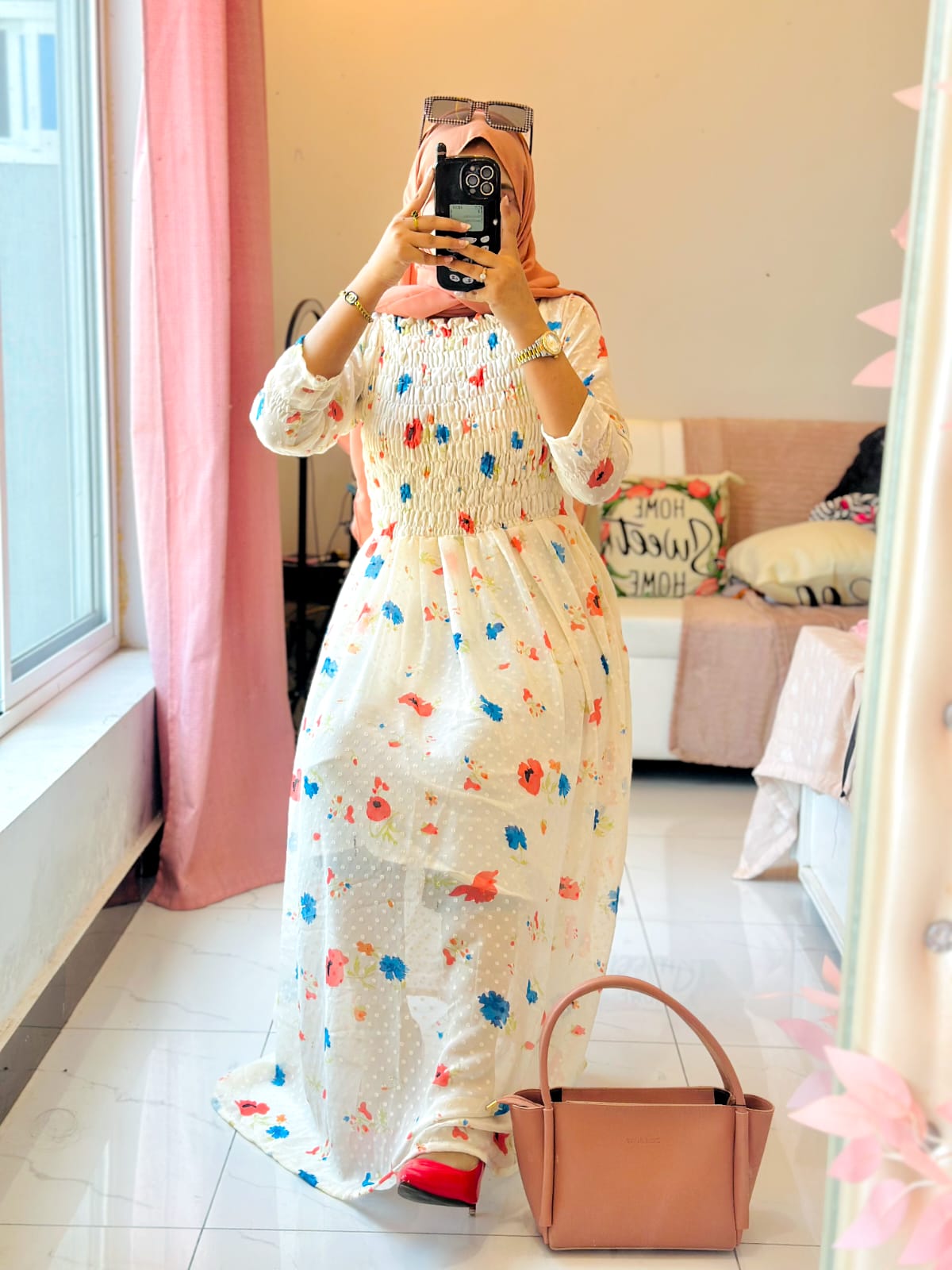 Luna Printed Chiffon Maxi