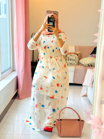 Luna Printed Chiffon Maxi