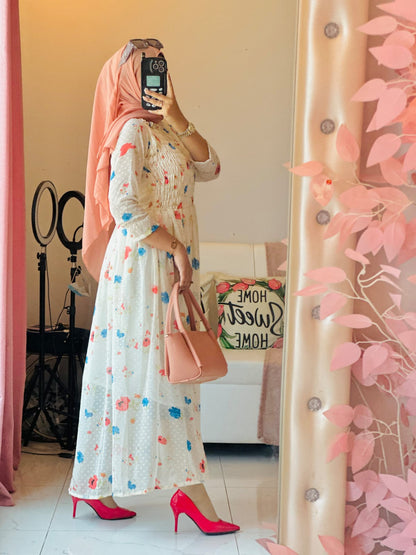 Luna Printed Chiffon Maxi